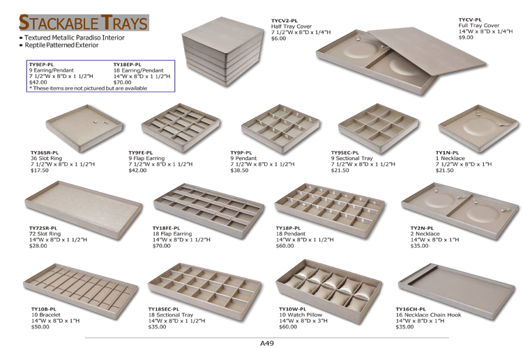 Stackable Trays