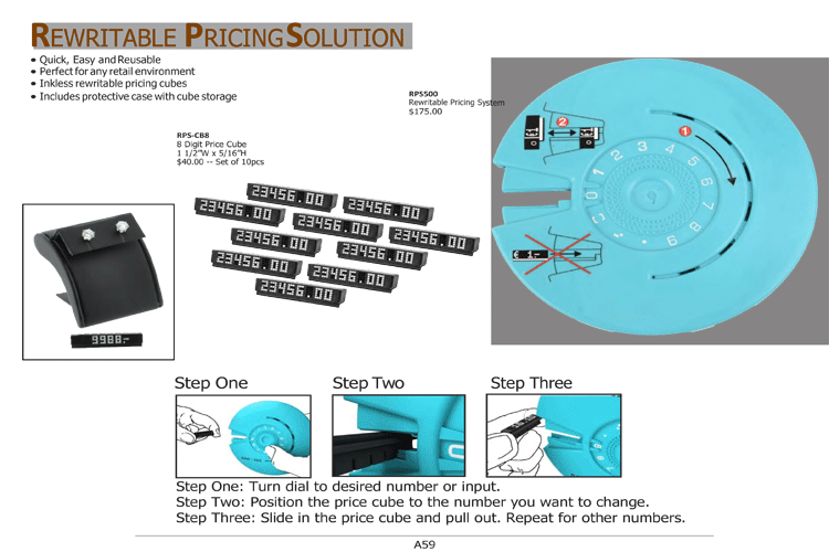 Rewritable Pricing Solution