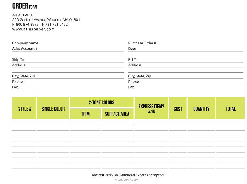 Jewerly Boxes/Displays Order Form